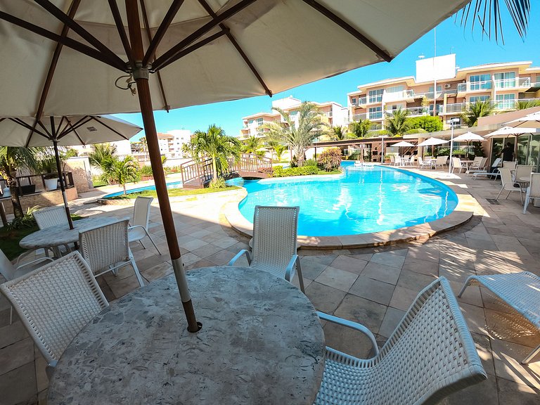 Completo apto ao lado do Beach Park