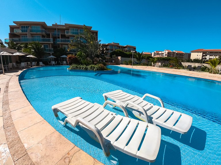 Apto no Palm Beach ao lado do Beach Park