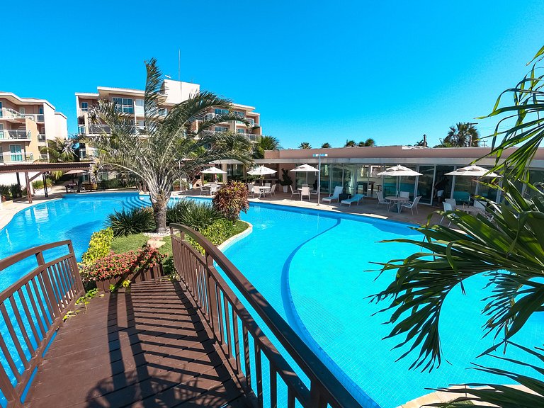 Completo apto ao lado do Beach Park