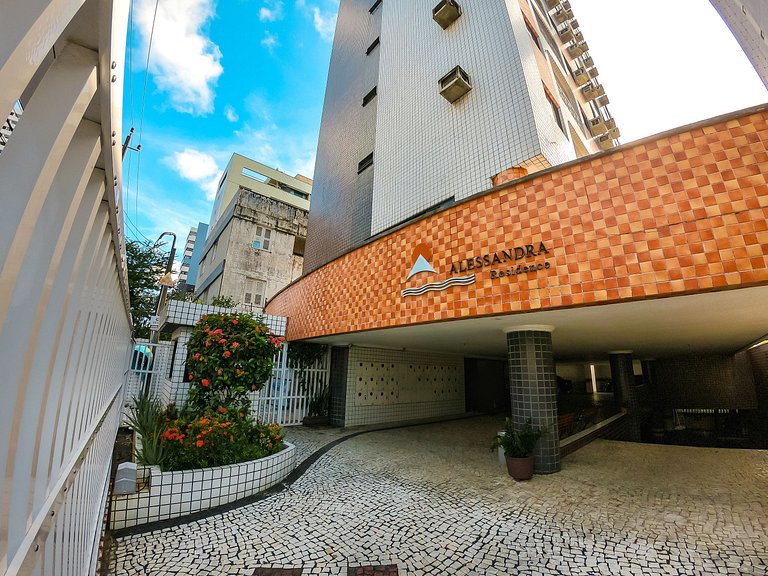 Apartamento confortável ao lado da beira mar