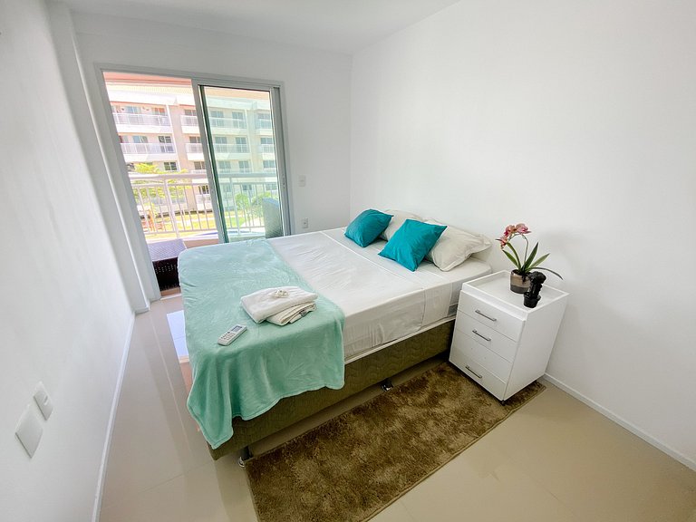 Vista incrível e completo apartamento no pdd