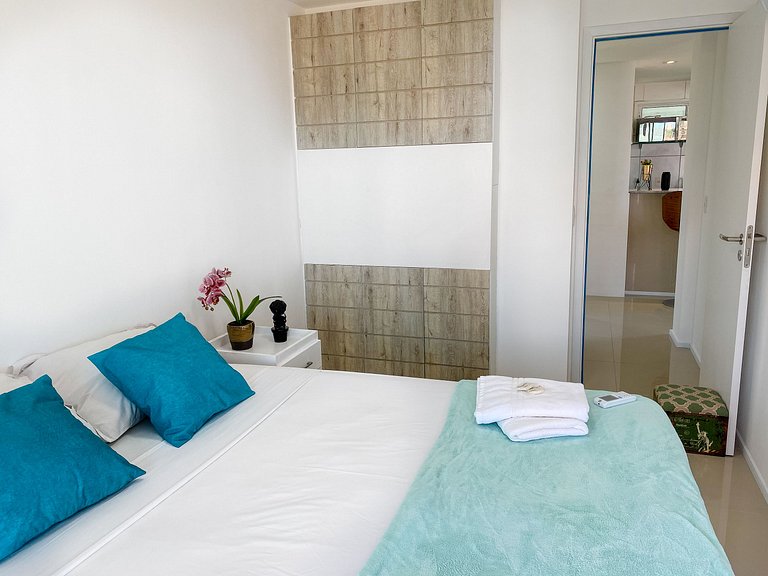 Vista incrível e completo apartamento no pdd
