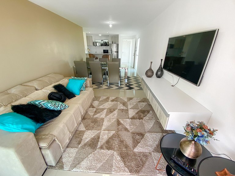 Vista incrível e completo apartamento no pdd