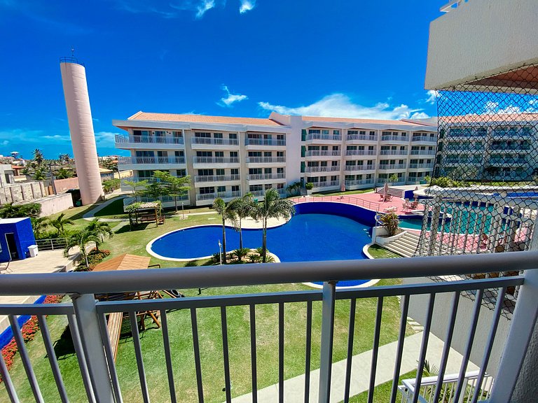 Vista incrível e completo apartamento no pdd