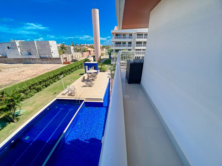 Vista incrível e completo apartamento no pdd