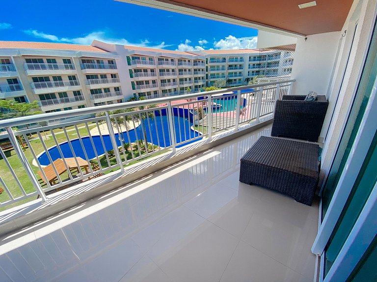 Vista incrível e completo apartamento no pdd