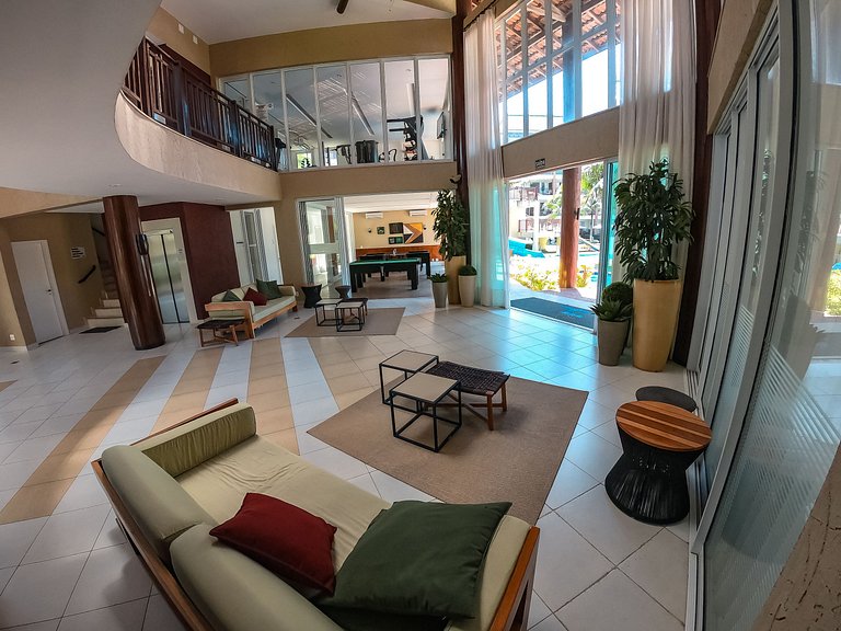 Apto térreo sofisticado no Beach Living