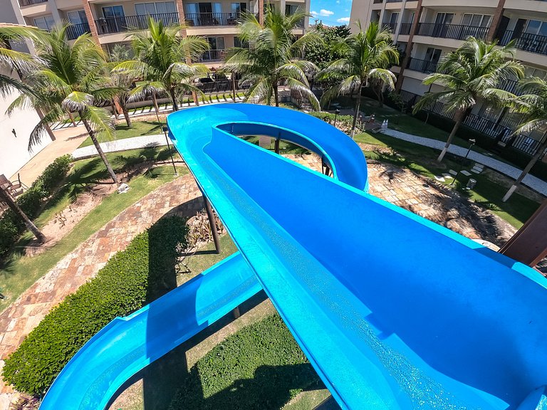 Apartamento completo de 3 quartos à beira-mar