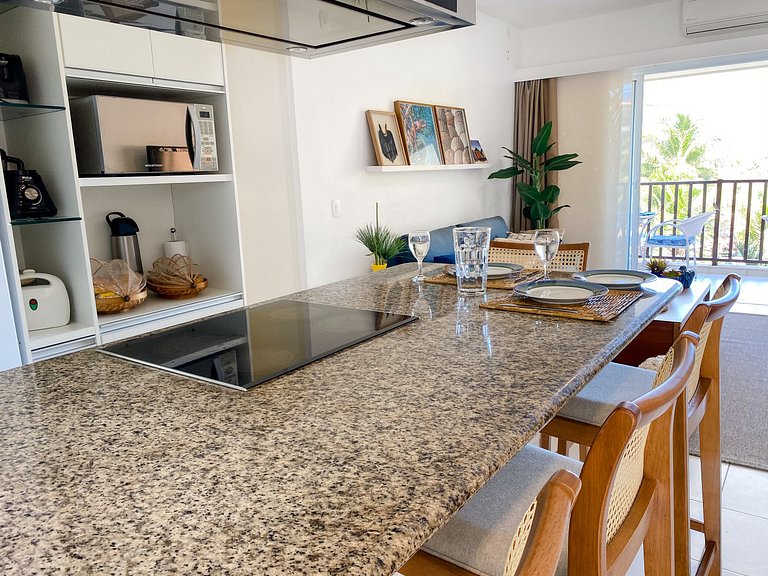 Apartamento vista mar no Beach Living, Be My Guest