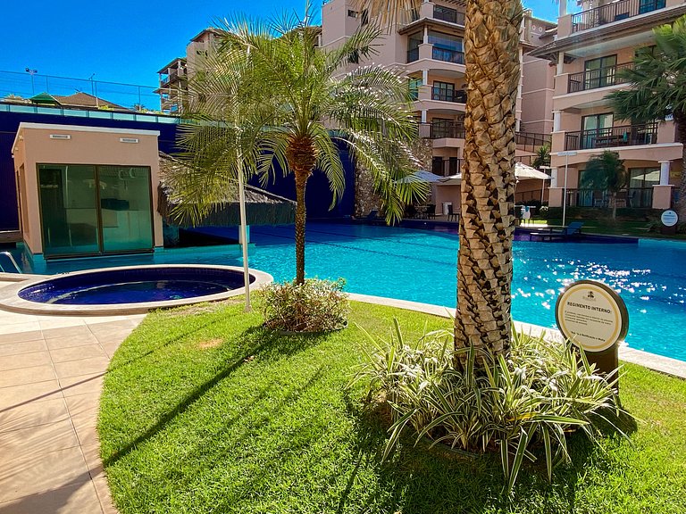 Lindo apto no Beverly Hills, ao lado do Beach Park