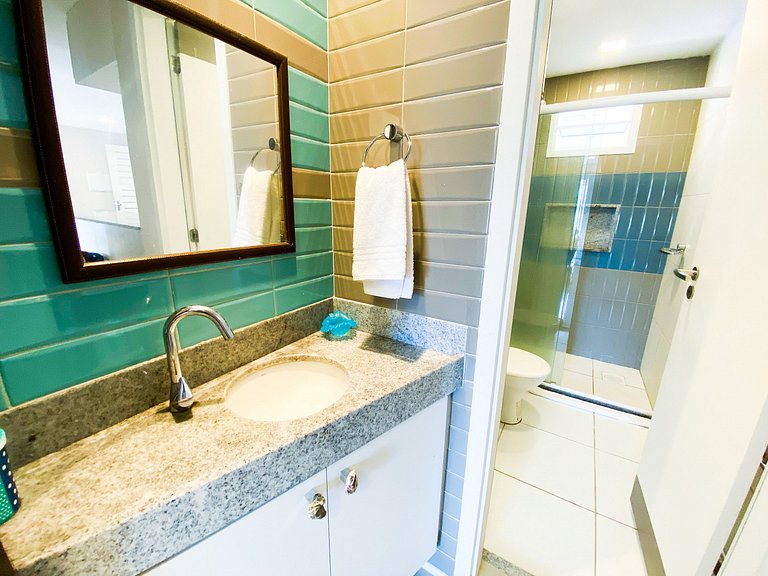 Apartamento completo e decorado no Porto das Dunas