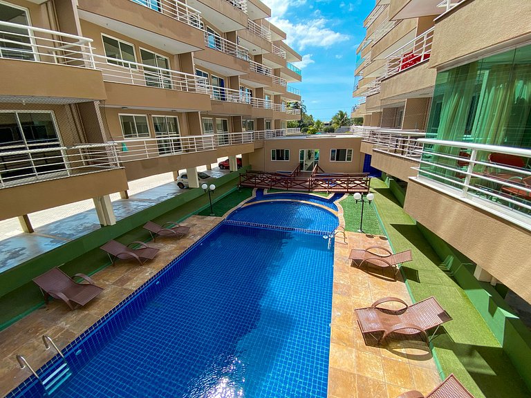Apartamento moderno no Beach Place Cumbuco