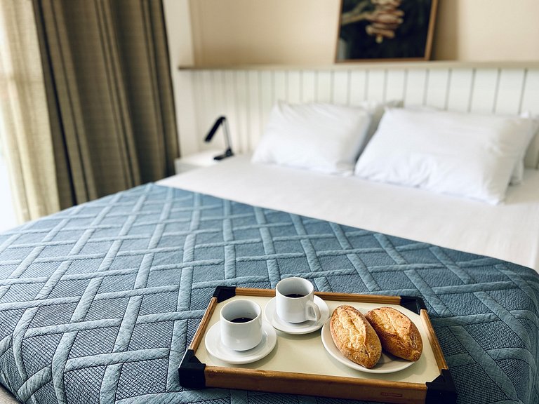 Apto com vista para o mar próximo ao Beach Park