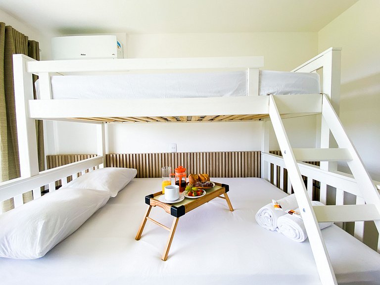 Apto com vista para o mar próximo ao Beach Park