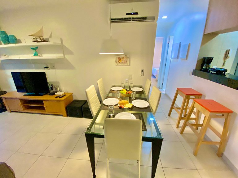 Completo apartamento no Mediterranée Residence