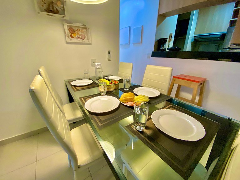 Completo apartamento no Mediterranée Residence