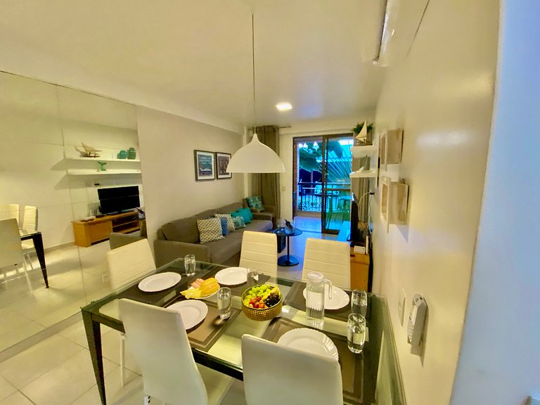 Completo apartamento no Mediterranée Residence