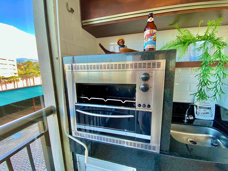 Lindo e decorado apartamento no Mediterranee