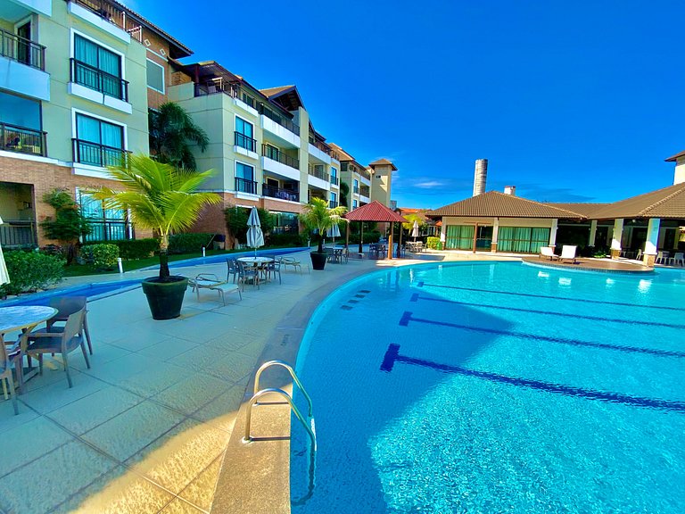 Apartamento de 2 quartos perto do Beach Park