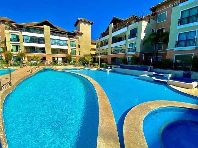 Apartamento de 2 quartos perto do Beach Park