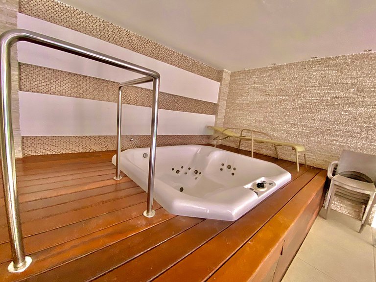 Lindo e decorado apartamento no Mediterranee
