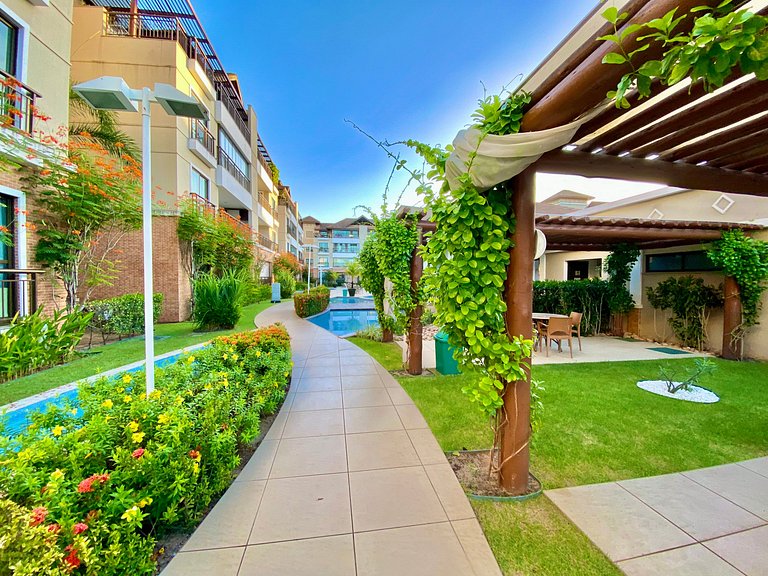 Apartamento de 2 quartos perto do Beach Park