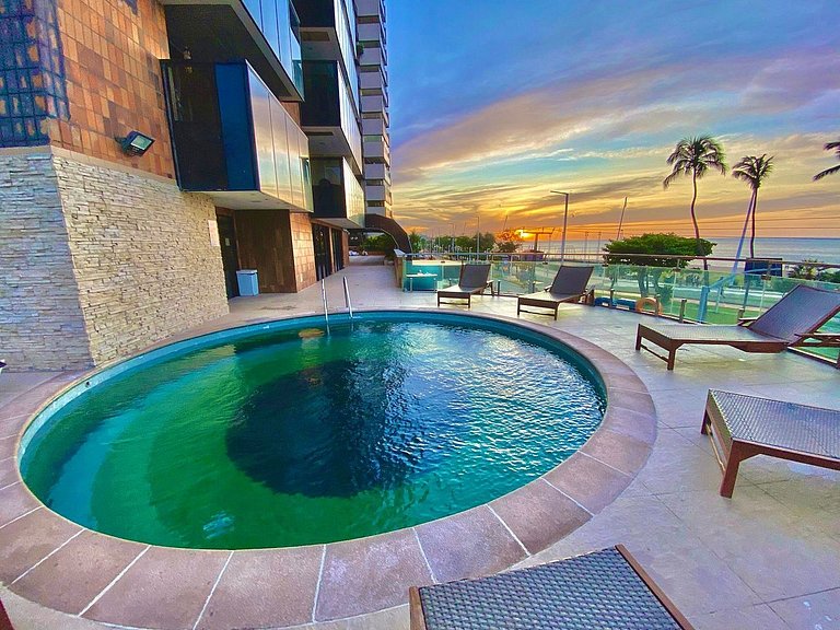 Apartamento Frente Mar Perfeito em Fortaleza