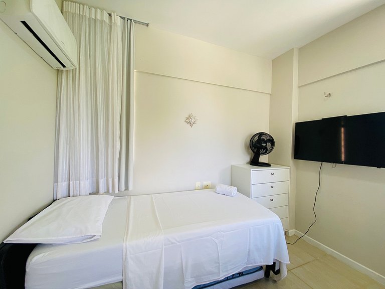 Apartamento incrível em Resort e pé na areia