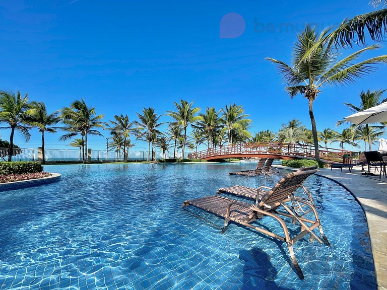 Golf Ville Rez-de-Chaussée: 3 Suites, Vue Golf & Barbecue