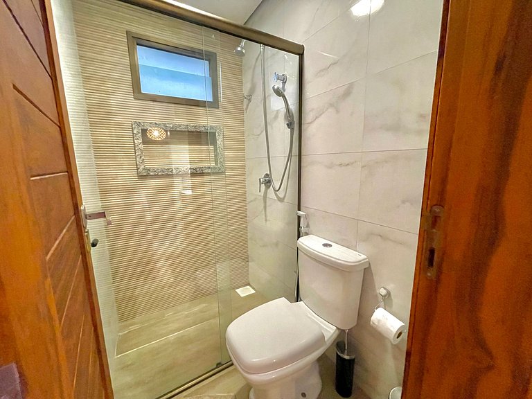 Apto confortável na frente do mar de Flecheiras