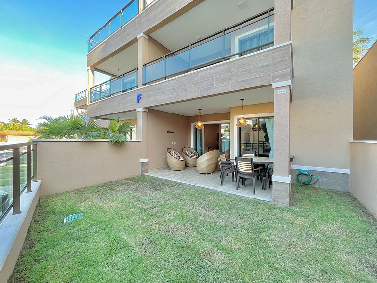 Apto confortável na frente do mar de Flecheiras