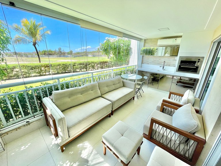 Apto Planta Baja Golf Ville: 3 Hab - Porto das Dunas, CE