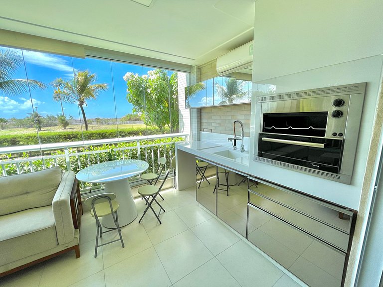 Apto Planta Baja Golf Ville: 3 Hab - Porto das Dunas, CE