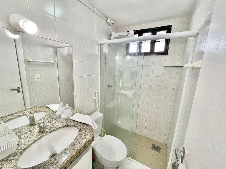 Apartamento confortável ao lado da beira mar