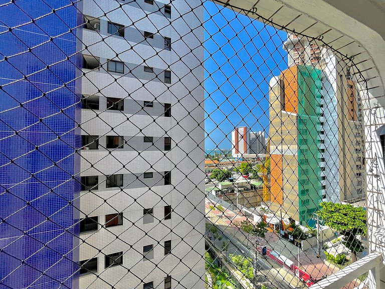 Apartamento confortável ao lado da beira mar