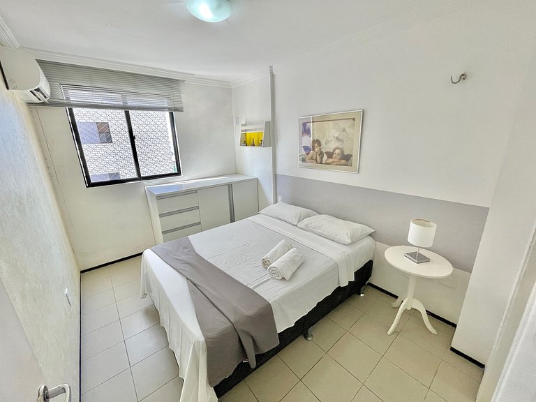 Apartamento confortável ao lado da beira mar