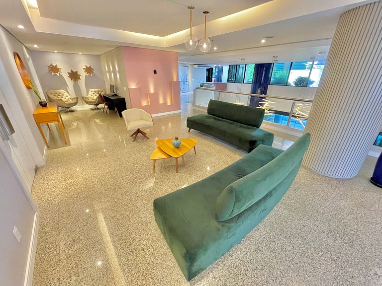 Apartamento 2 quartos em hotel com vista