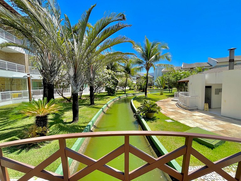 Lindo apartamento pé na areia no Porto das Dunas