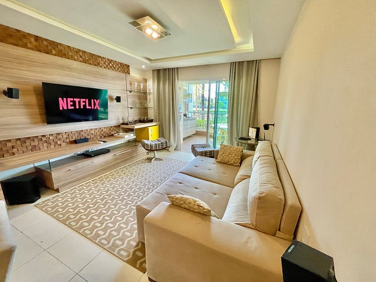 Golf Ville Rez-de-Chaussée: 3 Suites, Vue Golf & Barbecue