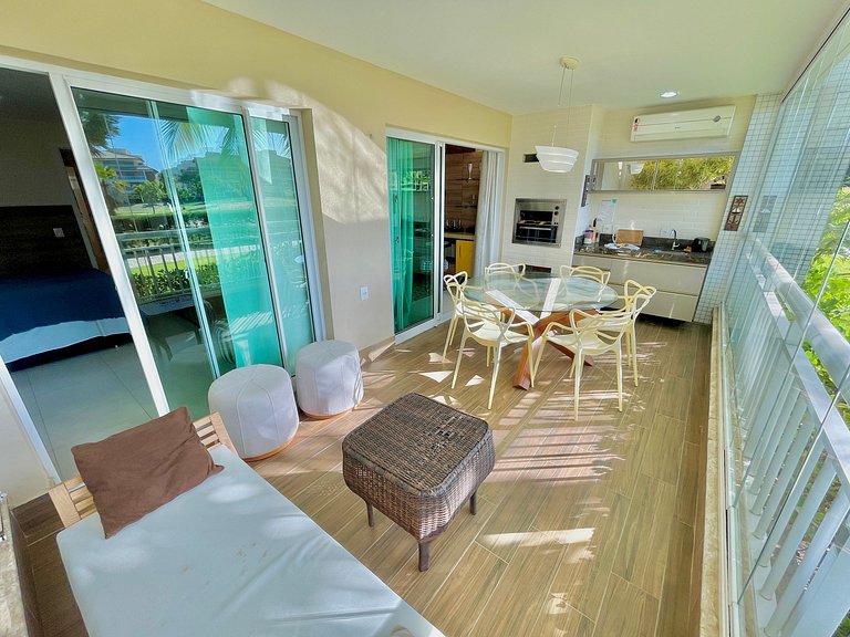 Golf Ville Rez-de-Chaussée: 3 Suites, Vue Golf & Barbecue