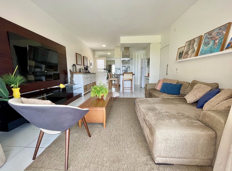 Apartamento vista mar no Beach Living, Be My Guest