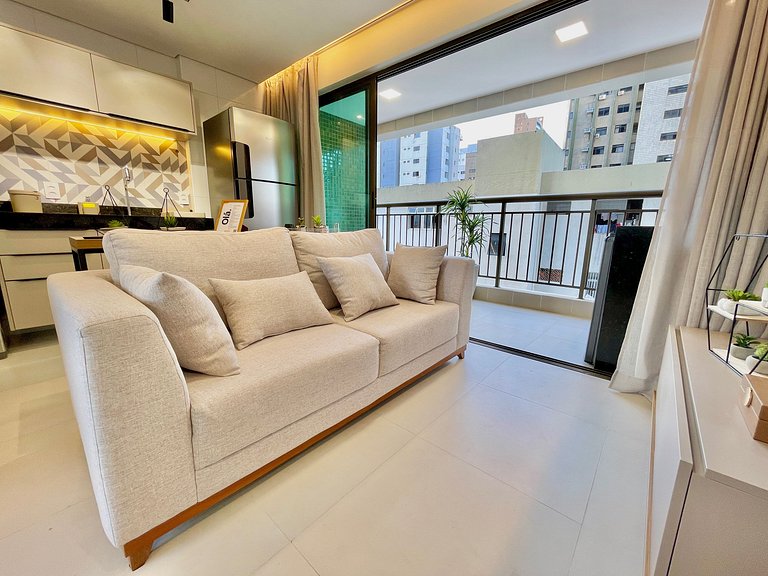 Apartamento único no melhor do Meireles