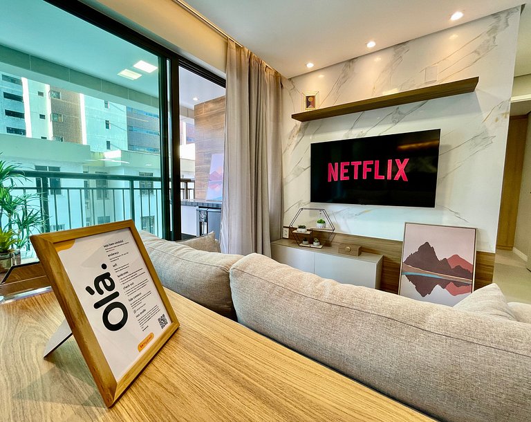 Apartamento único no melhor do Meireles