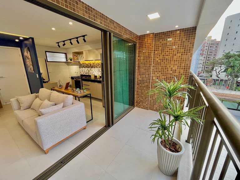 Apartamento único no melhor do Meireles