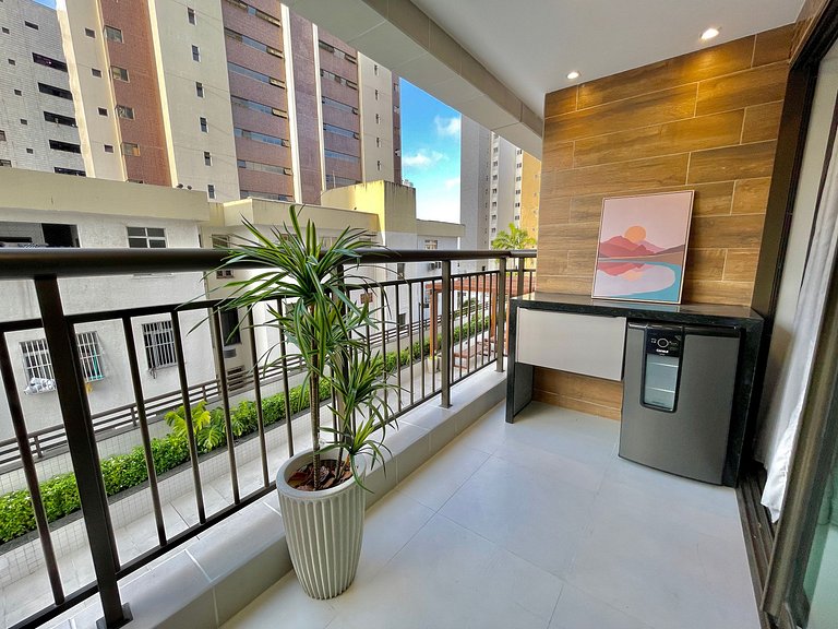Apartamento único no melhor do Meireles