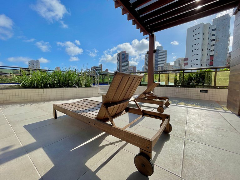 Lindo apartamento com vista no Meireles