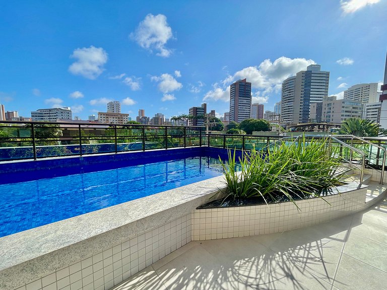 Lindo apartamento com vista no Meireles