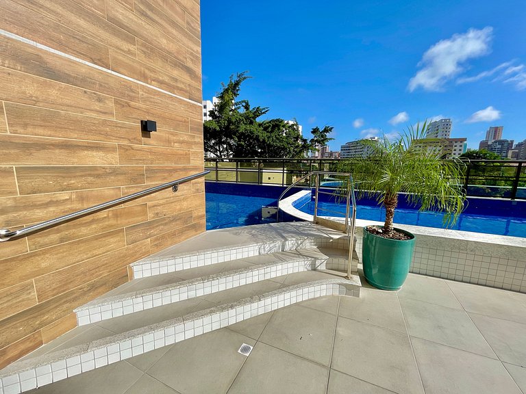 Lindo apartamento com vista no Meireles