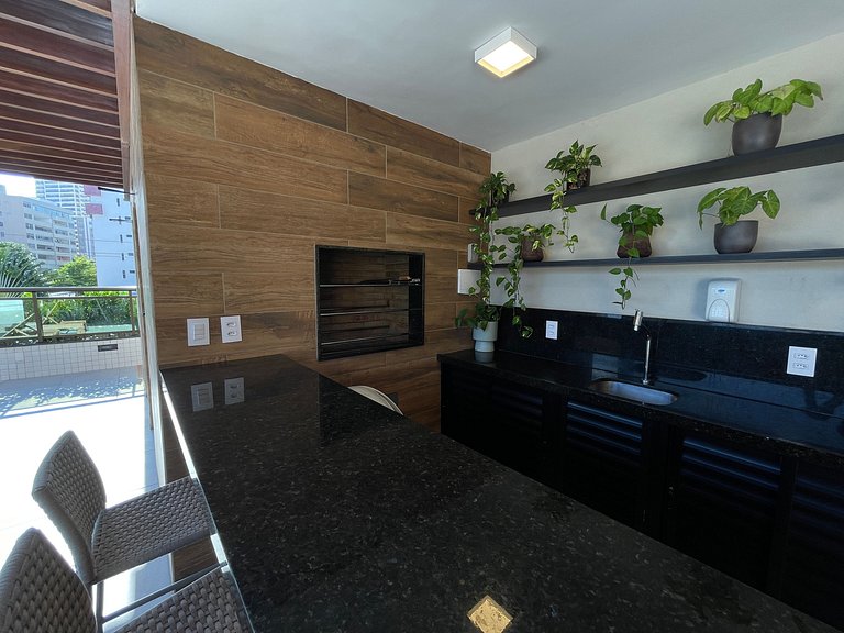 Lindo apartamento com vista no Meireles