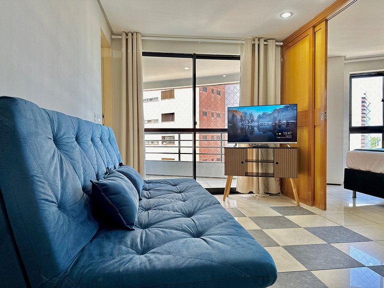 Apartamento Vista Mar no icônico Iate Plaza Hotel